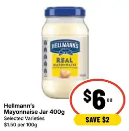 Ritchies Hellmann's Mayonnaise Jar offer