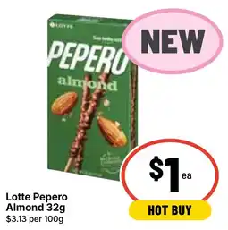 Ritchies Lotte Pepero Almond offer