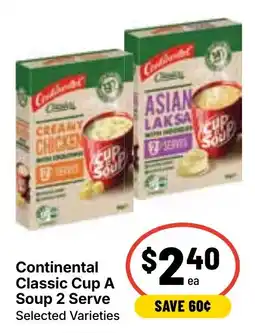 Ritchies Continental Classic Cup A Soup 2 Serve Selected Varieties offer