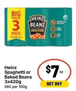 Ritchies Heinz Spaghetti or Baked Beans offer