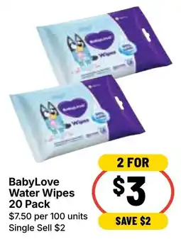 Ritchies BabyLove Water Wipes offer