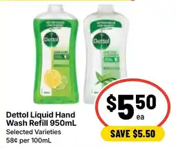 Ritchies Dettol Liquid Hand Wash Refill offer