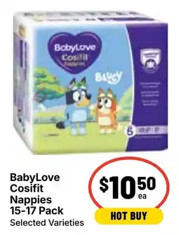 Ritchies BabyLove Cosifit Nappies offer