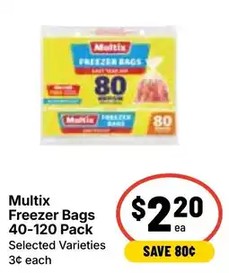 Ritchies Multix Freezer Bags offer
