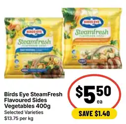 Ritchies Birds Eye SteamFresh Flavoured Sides Vegetables offer