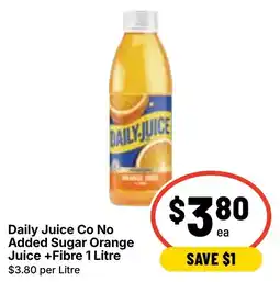 Ritchies Daily Juice Co No Added Sugar Orange Juice +Fibre offer