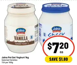 Ritchies Jalna Pot Set Yoghurt offer