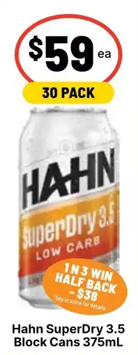 Ritchies Hahn SuperDry 3.5 Block Cans offer