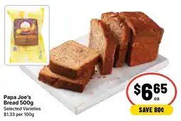 Ritchies Papa Joe's Bread offer