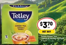 Ritchies Tetley Green Tea Lemon & Honey offer