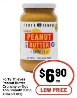 Ritchies Forty Thieves Peanut Butter Crunchy or Not Too Smooth offer