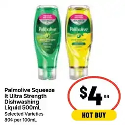 Ritchies Palmolive Squeeze It Ultra Strength Dishwashing Liquid offer