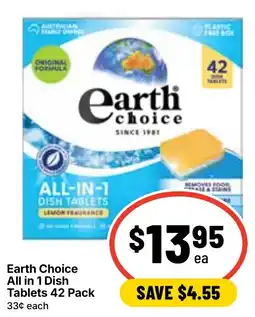 Ritchies Earth Choice All in 1 Dish Tablets offer