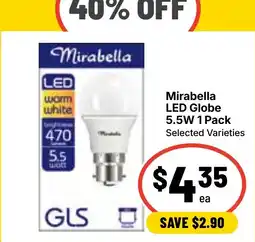 Ritchies Mirabella LED Globe offer