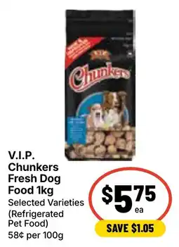 Ritchies V.I.P. Chunkers Fresh Dog Food offer