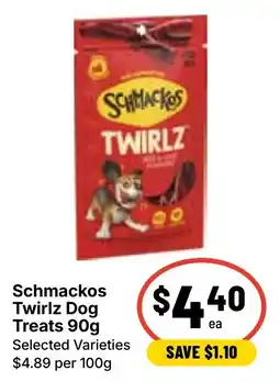 Ritchies Schmackos Twirlz Dog Treats offer