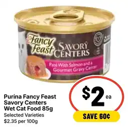 Ritchies Purina Fancy Feast Savory Centers Wet Cat Food offer