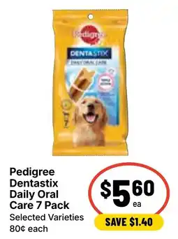 Ritchies Pedigree Dentastix Daily Oral Care 7 Pack offer