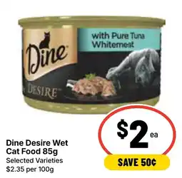 Ritchies Dine Desire Wet Cat Food offer