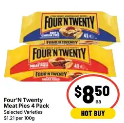 Ritchies Four'N Twenty Meat Pies offer