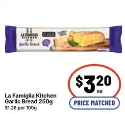 Ritchies La Famiglia Kitchen Garlic Bread offer