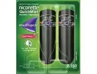 Malouf Pharmacies Nicorette QuickMist Mouthspray Cool Berry 2 x 150 Sprays offer