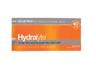 Hydralyte 40 Effervescent Orange Tablets
