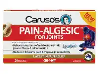 Direct Chemist Outlet Caruso&#039;s Natural Health Pain-Algesic for Joints 20 Capsules offer