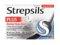 Direct Chemist Outlet Strepsils Plus Blocked Nose 36 Lozenges offer