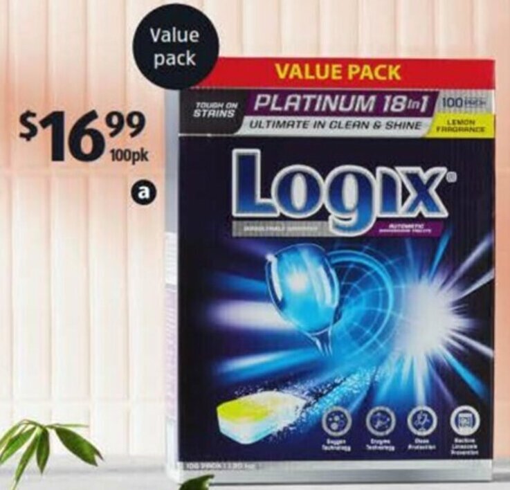 Dishwashing Tablets 100Pk offer at ALDI