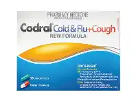 Direct Chemist Outlet Codral PE Cold & Flu + Cough Day & Night 24 Capsules offer