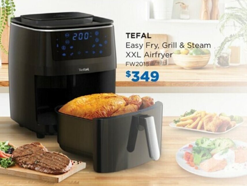 Tefal Easy Fry, Grill & Steam XXL Airfryer offer at Bing Lee