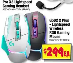JB Hi-Fi G502 X Plus - Lightspeed Wireless RGB Gaming Mouse offer