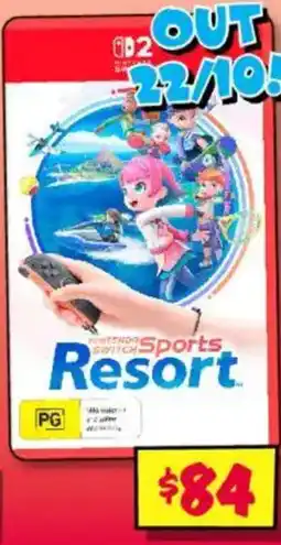JB Hi-Fi Nintendo Switch Sports Resort offer