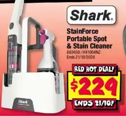 JB Hi-Fi Shark StainForce Portable Spot & Stain Cleaner offer