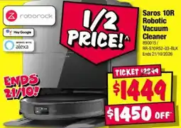 JB Hi-Fi Roborock Saros 10R Robotic Vacuum Cleaner offer