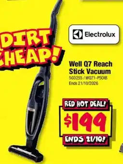 JB Hi-Fi Electrolux Well Q7 Reach Stick Vacuum offer