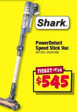 JB Hi-Fi Shark PowerDetect Speed Stick Vac offer