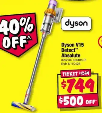 Dyson V15 Detect Absolute