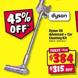 JB Hi-Fi Dyson V8 Advanced + Car Cleaning Kit offer