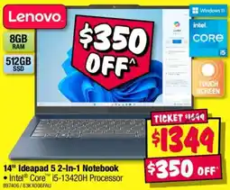 JB Hi-Fi Lenovo 14" Ideapad 5 2-In-1 Notebook offer