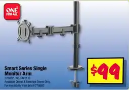 JB Hi-Fi One For All Smart Series Single Monitor Arm offer
