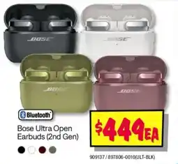 JB Hi-Fi Bose Ultra Open Earbuds (2nd Gen) offer