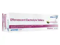 Direct Chemist Outlet Apohealth Effervescent Electrolyte Tablets Apple-Blackcurrant Flavour 20 Pack offer