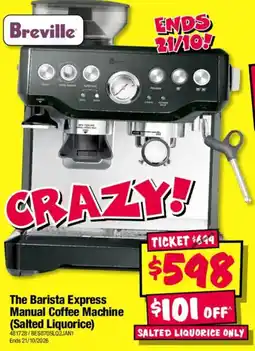 JB Hi-Fi Breville The Barista Express Manual Coffee Machine offer