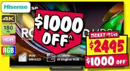 JB Hi-Fi Hisense TV offer
