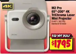 JB Hi-Fi M2 Pro TriChroma Laser Mini Projector offer