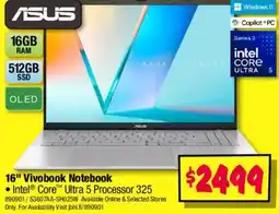 JB Hi-Fi Asus Vivobook Notebook offer
