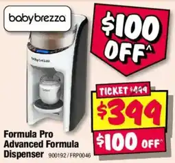 JB Hi-Fi babybrezza Formula Pro Advanced Formula Dispenser offer