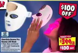 JB Hi-Fi ClearSkin Renew Pro Beauty LED Mask offer